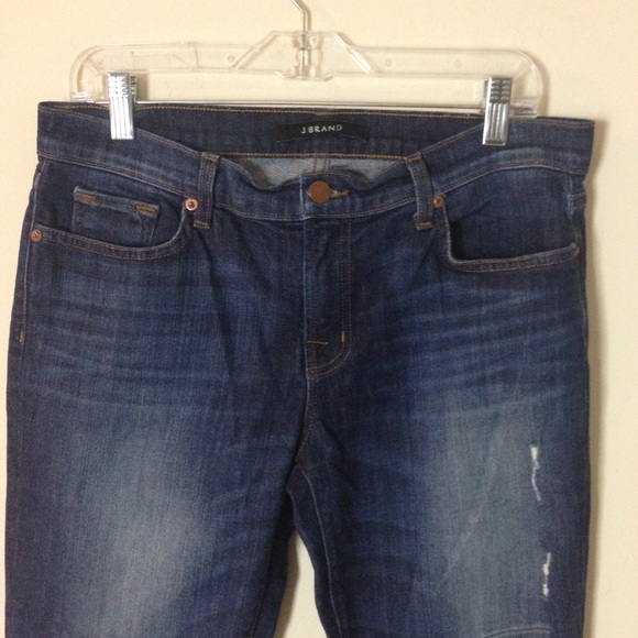 J Brand Aidan Mid Rise Dark Wash Jeans Size: 28 - Picture 2 of 5